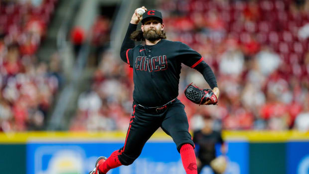 Sep 8, 2023; Cincinnati, Ohio, USA; Cincinnati Reds relief pitcher Tejay Antone (70) pitches against the St. Louis Cardinals in the eighth inning at Great American Ball Park. Mandatory Credit: Katie Stratman-USA TODAY Sports 